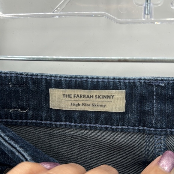 Adriano Goldschmidt dark wash Farrah skinny high rise contour 360 versatile - Picture 4 of 11